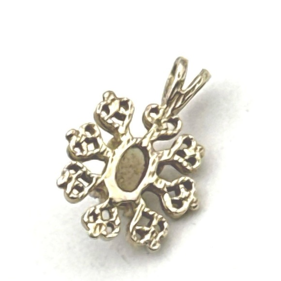 14K Gold and Opal Pendant - Picture 2 of 6